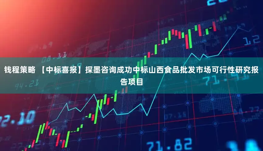 钱程策略 【中标喜报】探墨咨询成功中标山西食品批发市场可行性研究报告项目